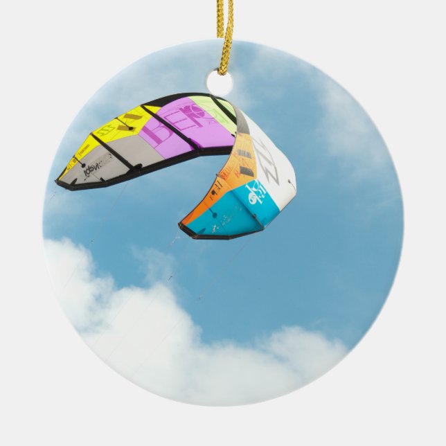 PARAGLIDING CERAMIC TREE DECORATION (Front)