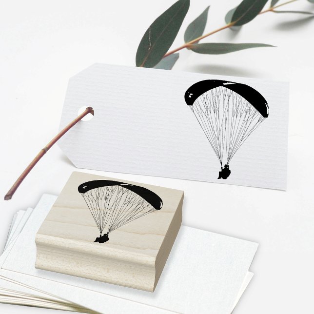 Paragliding Design for Business or Craft Rubber Stamp (Creator Uploaded)