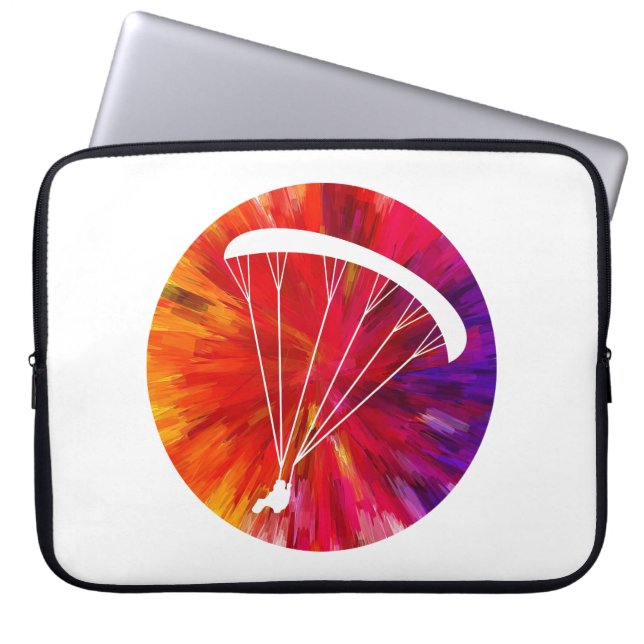 Paragliding Energy Laptop Sleeve (Front)
