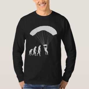 Paragliding Evolution Paraglider Paramotor Parachu T-Shirt