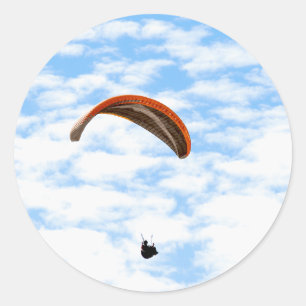Paragliding in the Clouds - Customisable Stickers