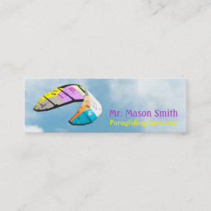 PARAGLIDING instructor - template Mini Business Card