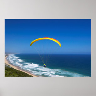 Paragliding Near Wilderness, Garden Route Poster