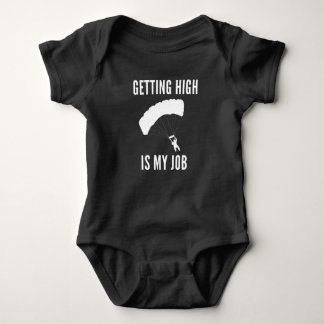 Paragliding Parachute Jumpin Skydiving Baby Bodysuit
