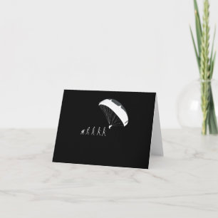 Paragliding Parachutes Soaring Evolution Card