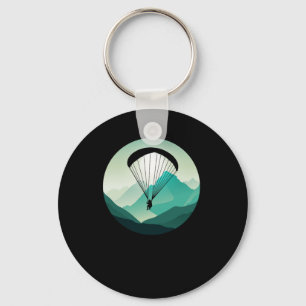 Paragliding Paraglider Key Ring
