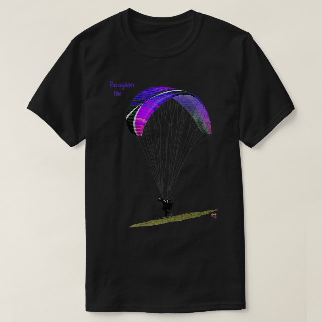 Paragliding Pilot T-Shirt (Design Front)