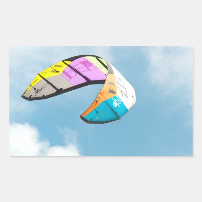 PARAGLIDING RECTANGULAR STICKER (Front)