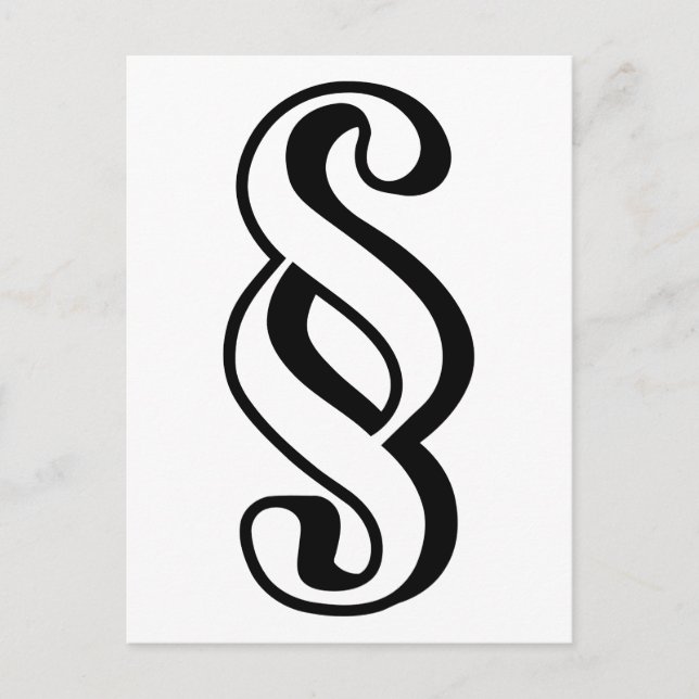 Paragraph article postcard (Front)