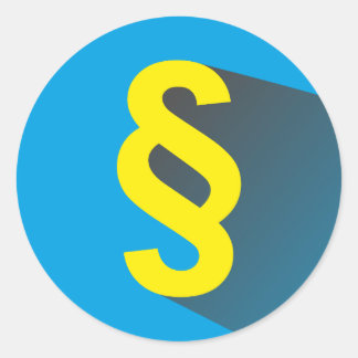 Paragraph Classic Round Sticker