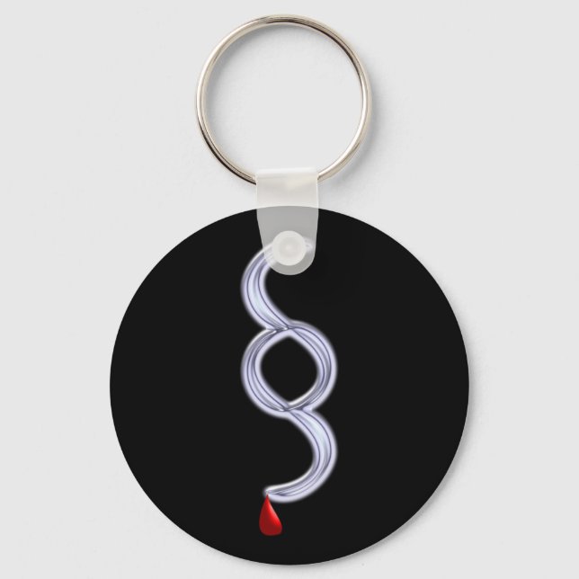 paragraph Gesetz Blut Blutstropfen Key Ring (Front)
