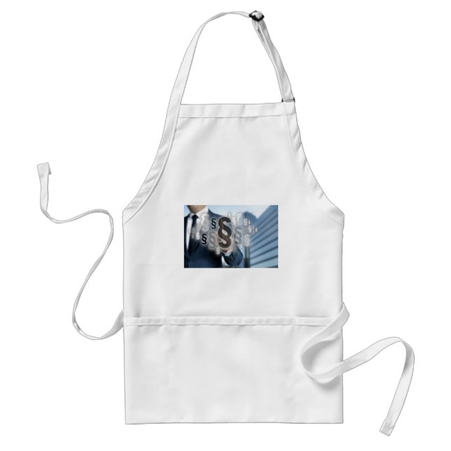 Paragraphs are selected by businessman standard apron (Front)