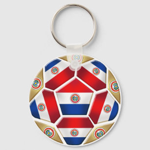 Paraguay ball 2010 2014 soccer ball gifts key ring