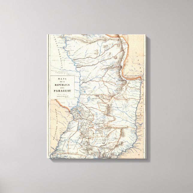 Paraguay Canvas Print (Front)