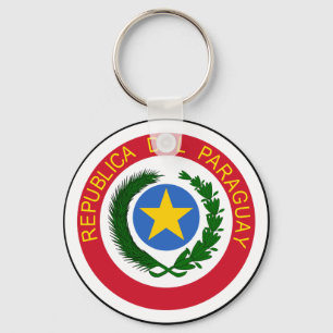 Paraguay Coat Of Arms Key Ring