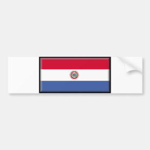 Paraguay Flag Bumper Sticker