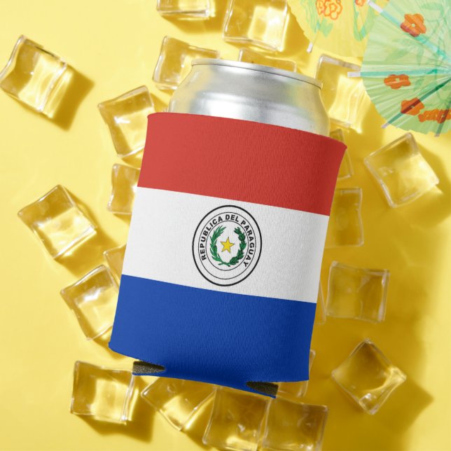 Paraguay flag can cooler (In Situ Summer)
