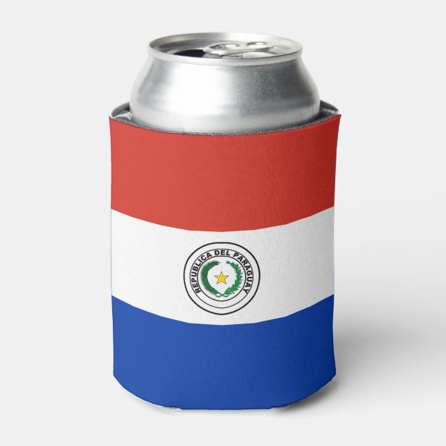 Paraguay Flag Can Cooler (Can Front)