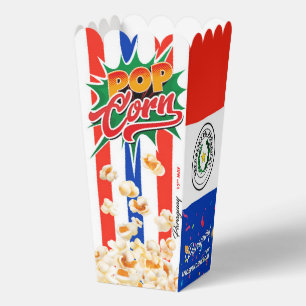 Paraguay flag favour box