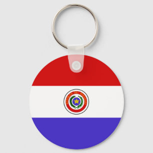 Paraguay Flag Key Ring