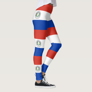 Paraguay Flag Leggings