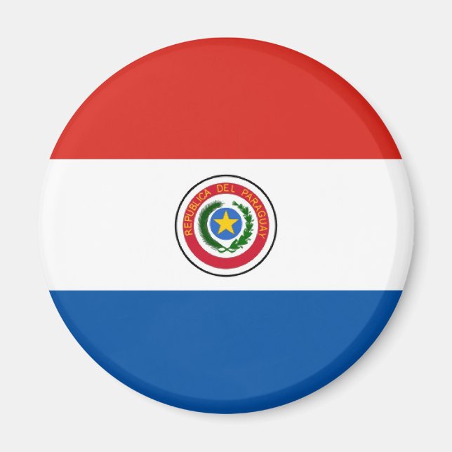 Paraguay flag magnet (Front)