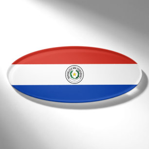 Paraguay flag name tag