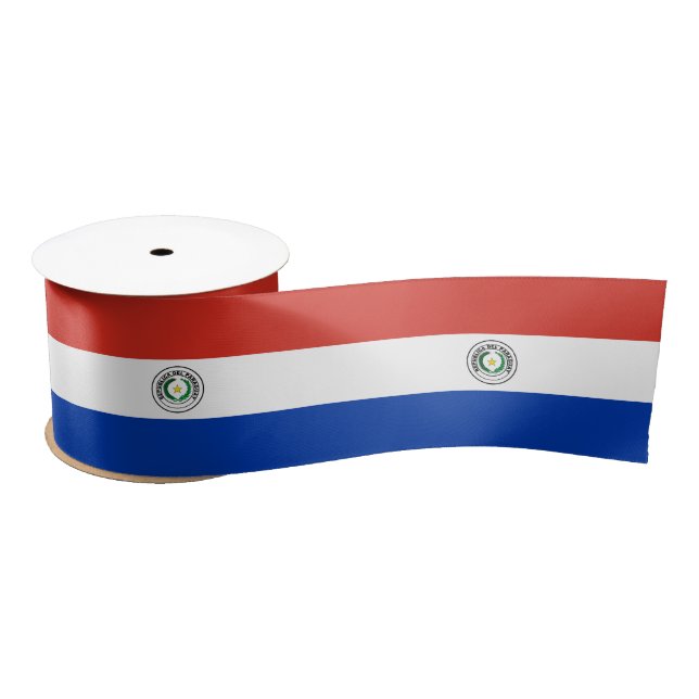 Paraguay Flag Satin Ribbon (Spool)