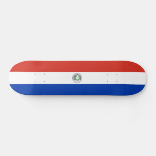 Paraguay Flag Skateboard