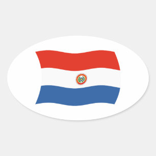 Paraguay Flag Sticker