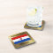Paraguay Flag+Text Coaster
