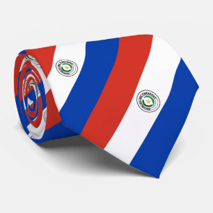 Paraguay Flag Tie