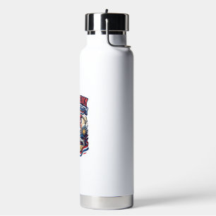 Paraguay Goal Energy Skeleton Striker Nations Bold Water Bottle