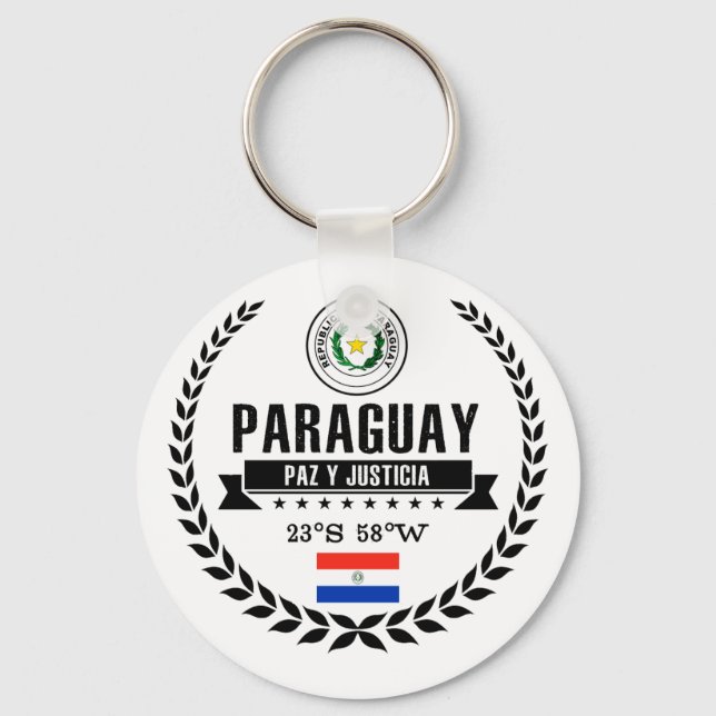 Paraguay Key Ring (Front)