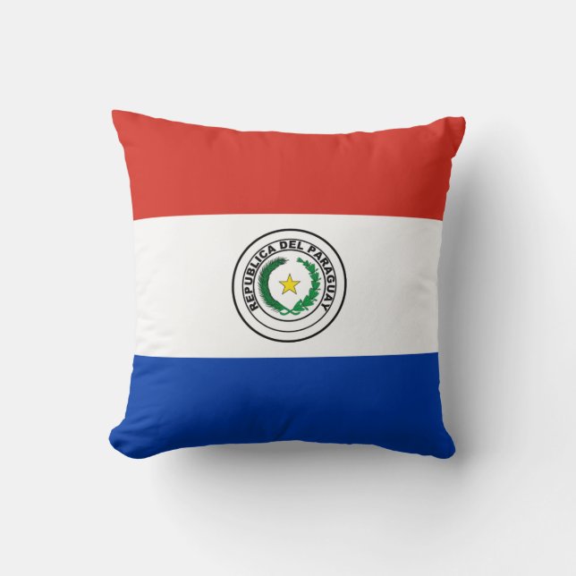 Paraguay (Paraguayan)  Flag Cushion (Front)