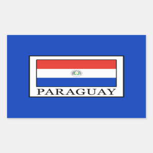 Paraguay Rectangular Sticker