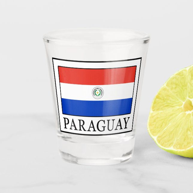 Paraguay Shot Glass (Front)