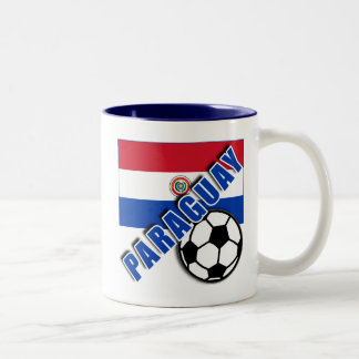 PARAGUAY World Soccer Fan Tshirts Two-Tone Coffee Mug