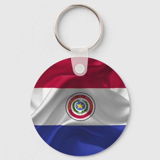 Paraguayan flag key ring (Front)