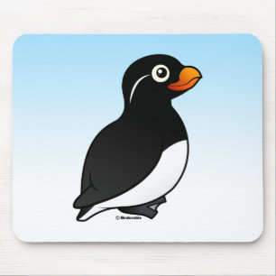 Parakeet Auklet Mouse Pad