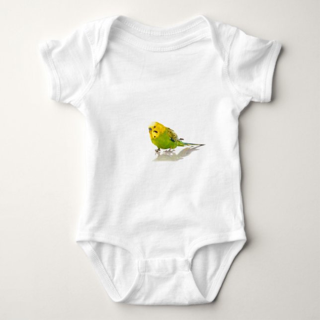 parakeet, baby bodysuit (Front)