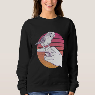 Parakeet Budgie Bird Vintage Budgerigar Parrot F Sweatshirt