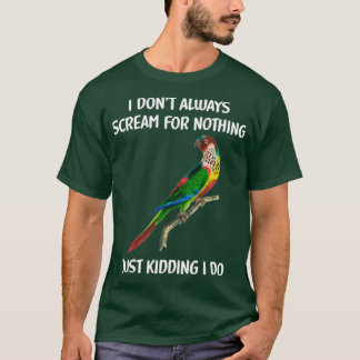 Parakeet Gift Funny Parrot Gift Parrots Bird Gift T-Shirt
