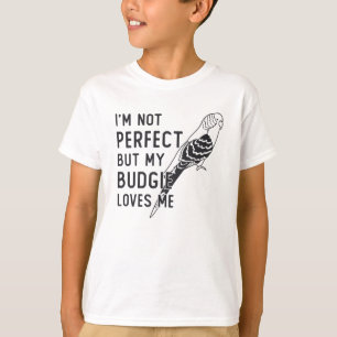 Parakeet Lover My Budgie Loves Me Birds Budgerigar T-Shirt