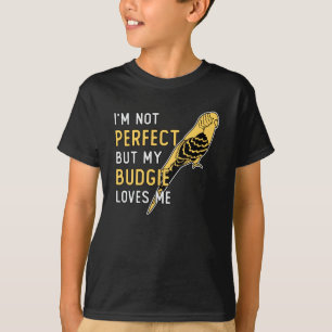 Parakeet Lover My Budgie Loves Me Pet Budgerigar T-Shirt