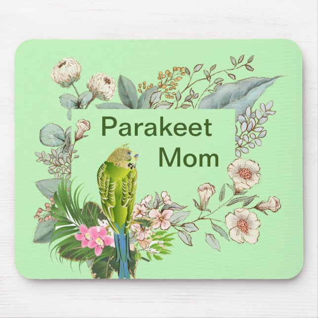 Parakeet  mouse pad (Front)