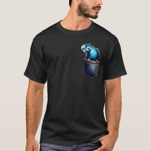 Parakeet Parrot in Pocket Bird Lover Watcher T-Shirt