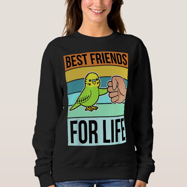 Parakeet Tshirt Budgie Items Bird Budgerigar Parro (Front)
