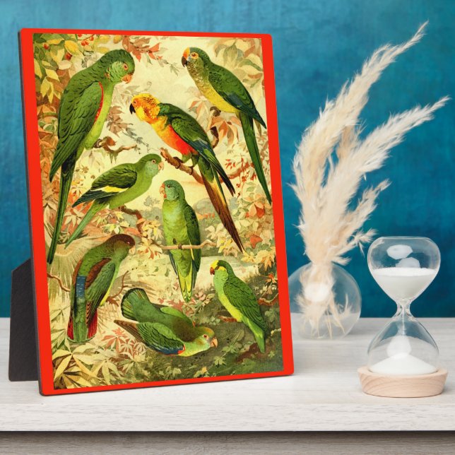 Parakeets Plaque (Side)