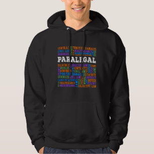 Paralegal Words Paralegals Law Attorney Assistan Hoodie